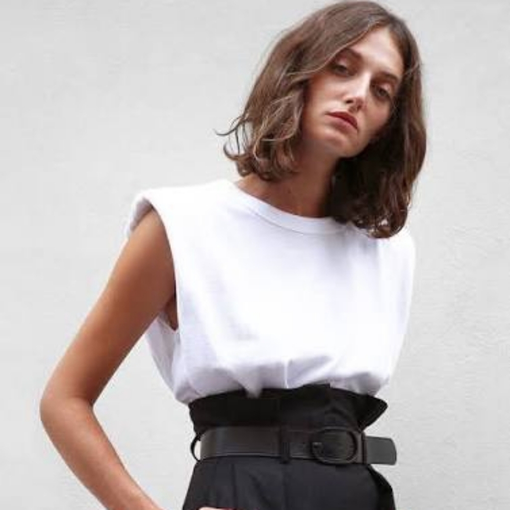 Anthropologie Classic White Tee NWT